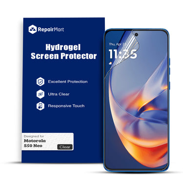 Motorola S50 Neo Compatible Premium Hydrogel Screen Protector With Full Coverage Ultra HD